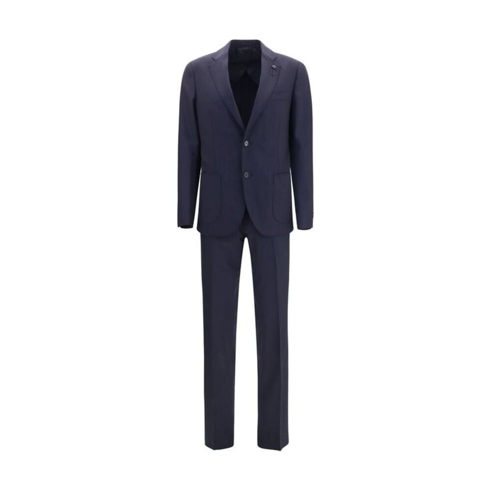 Lardini Blue Wool Oves Aries Two-Piece Men's Suit